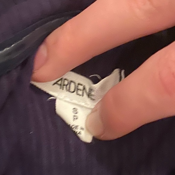 Dark blue Ardene ruffle top (off the shoulder) - Picture 2 of 2